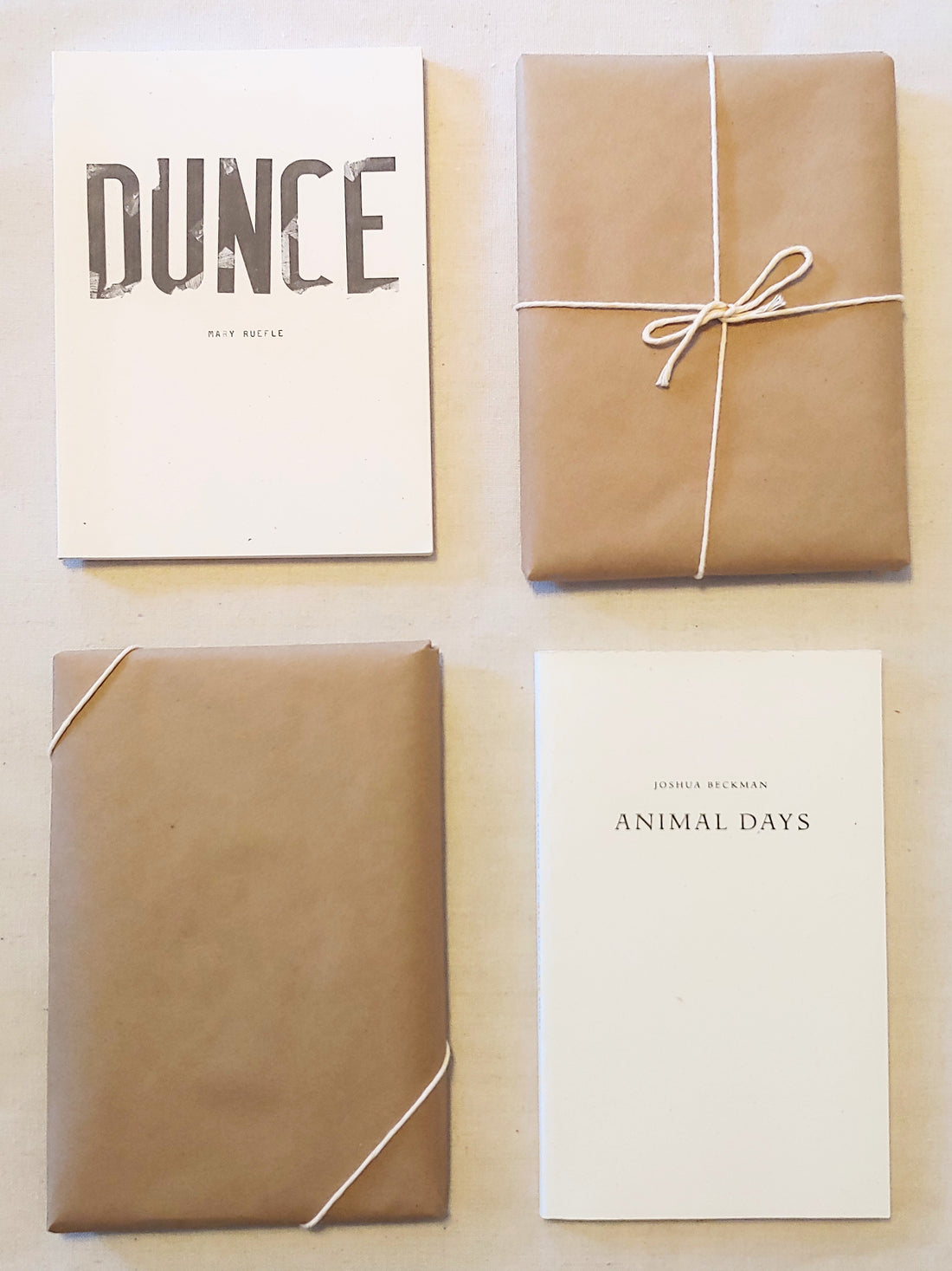 New Books from Joshua Beckman and Mary Ruefle