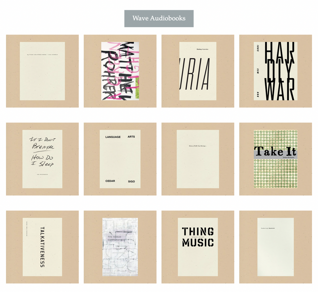 Wave Audiobooks Now Available