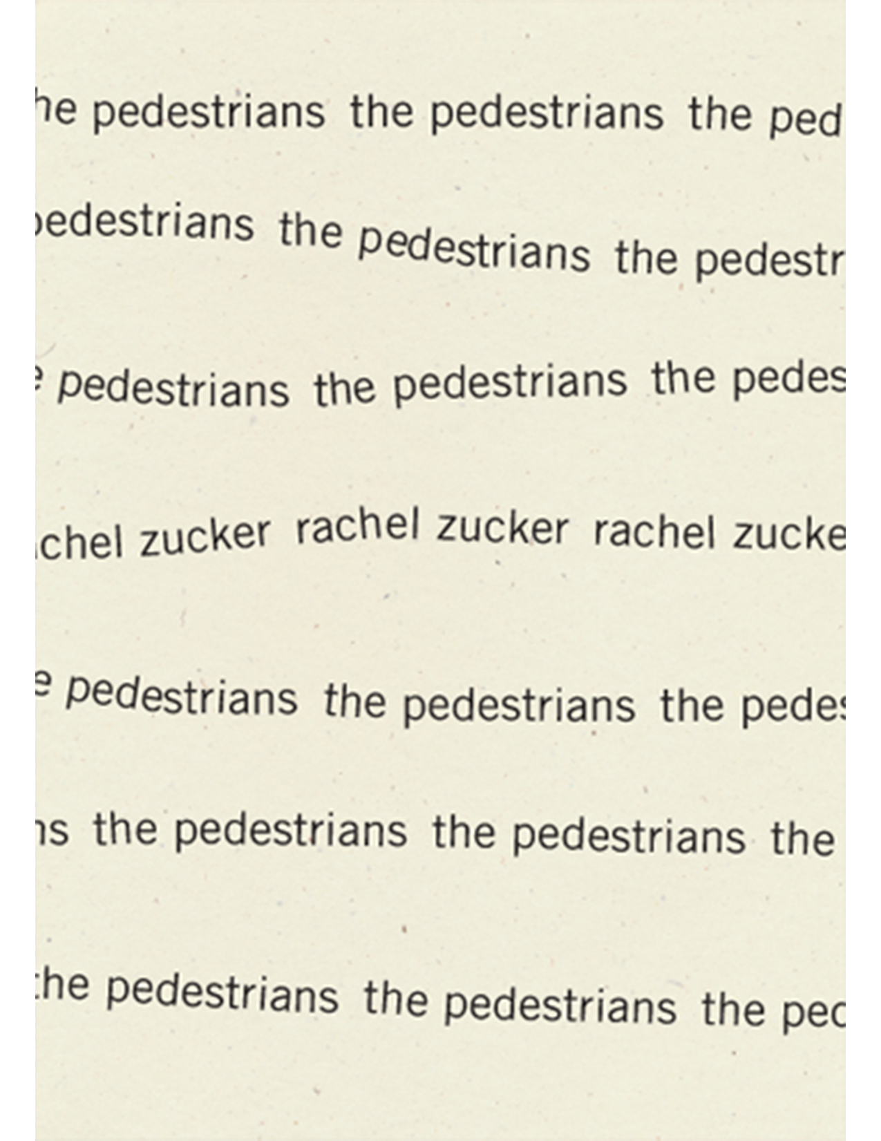 The Pedestrians