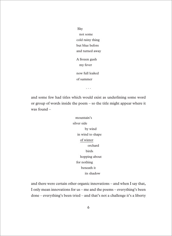 The Lives of the Poems and Three Talks