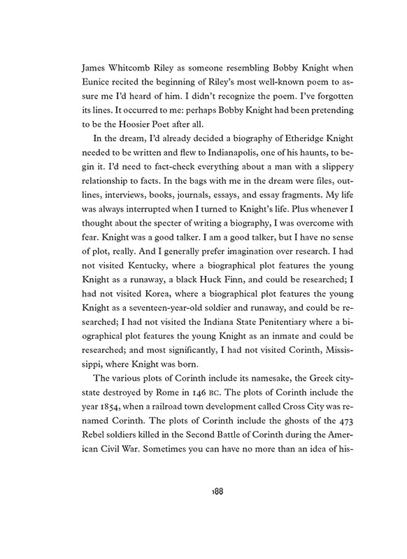 To Float in the Space Between: A Life and Work in Conversation with the Life and Work of Etheridge Knight