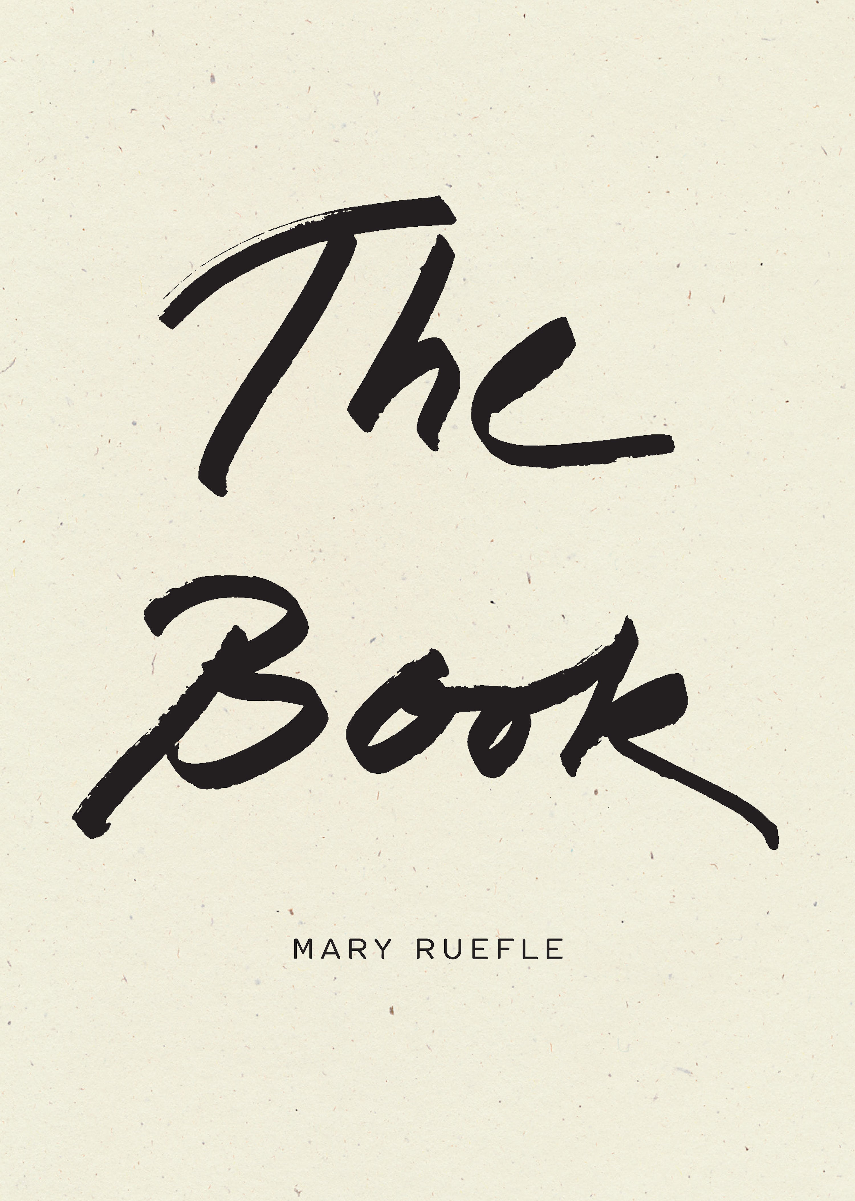 The Book by Mary Ruefle – Wave Books