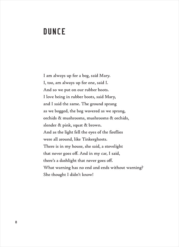 Dunce by Mary Ruefle