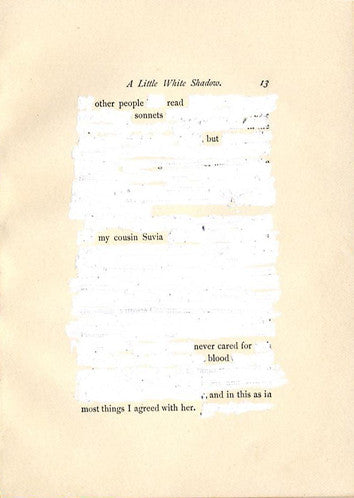 A Little White Shadow - Mary Ruefle