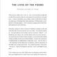 The Lives of the Poems and Three Talks