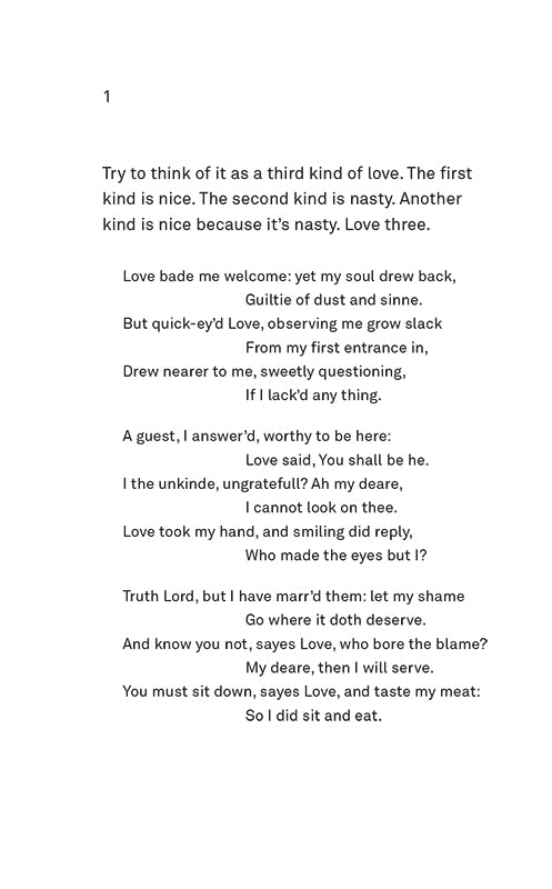 Love Three: A Study of a Poem by George Herbert