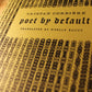 Poet by Default