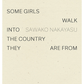 Some Girls Walk Into The Country They Are From